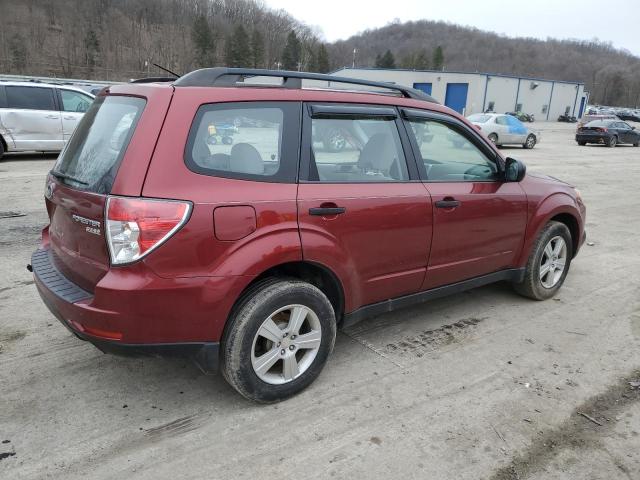 JF2SH6BC0AH775849 - 2010 SUBARU FORESTER XS BURGUNDY photo 3