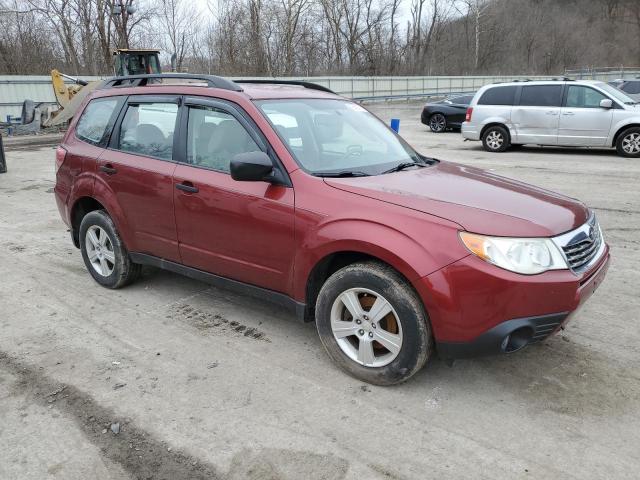 JF2SH6BC0AH775849 - 2010 SUBARU FORESTER XS BURGUNDY photo 4