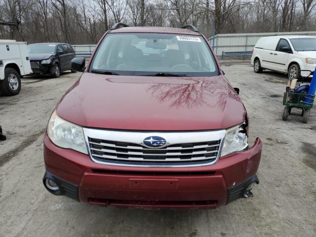 JF2SH6BC0AH775849 - 2010 SUBARU FORESTER XS Bordo foto 5