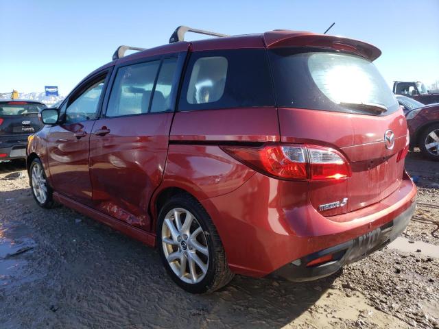 JM1CW2CL8D0149632 - 2013 MAZDA 5 RED photo 2