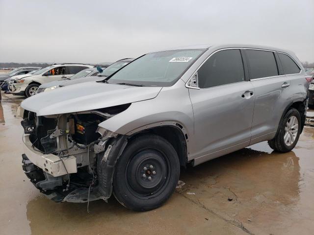 5TDZKRFH7ES006479 - 2014 TOYOTA HIGHLANDER LE SILVER photo 1