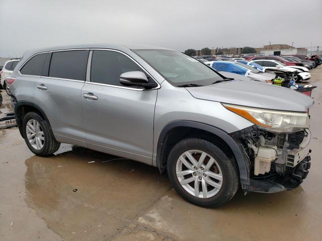 5TDZKRFH7ES006479 - 2014 TOYOTA HIGHLANDER LE SILVER photo 4