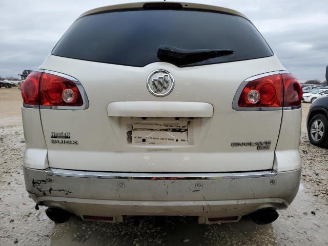 5GAKRBED7BJ145752 - 2011 BUICK ENCLAVE CXL WHITE photo 6