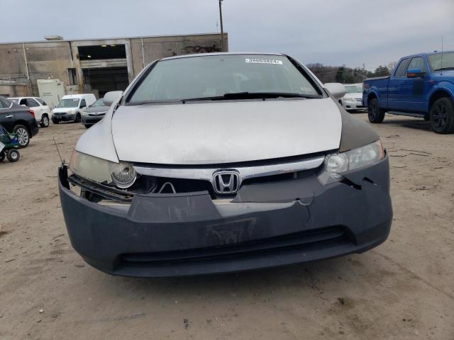 1HGFA16807L132938 - 2007 HONDA CIVIC EX SILVER photo 5