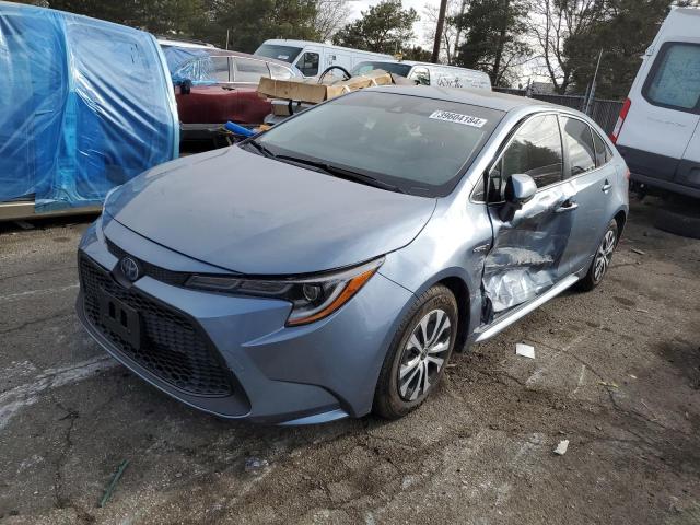 JTDEBRBE9LJ027614 - 2020 TOYOTA COROLLA LE BLUE photo 1