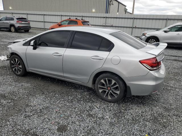 19XFB2F50DE095403 - 2013 HONDA CIVIC LX SILVER photo 2