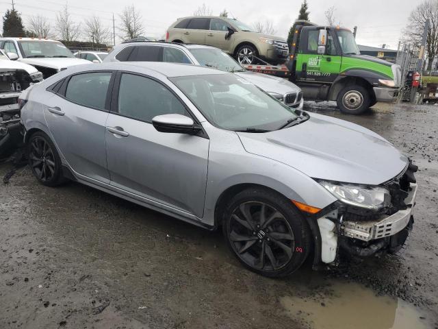 SHHFK7H42KU409737 - 2019 HONDA CIVIC SPORT SILVER photo 4