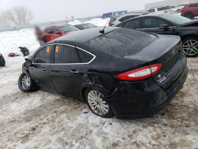 3FA6P0PUXGR320943 - 2016 FORD FUSION SE PHEV BLACK photo 2