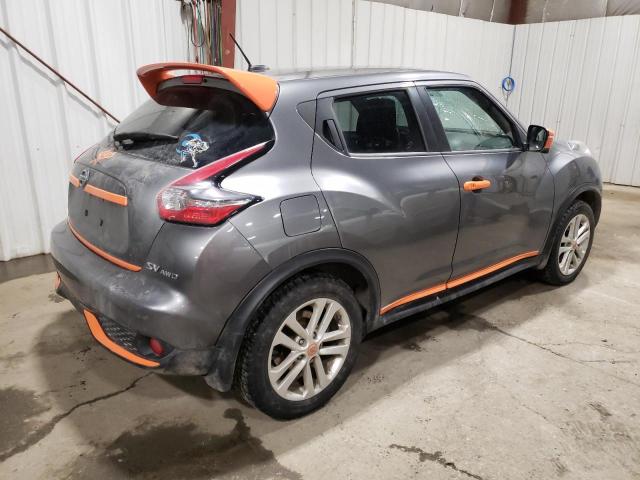 JN8AF5MV0FT550994 - 2015 NISSAN JUKE S GRAY photo 3