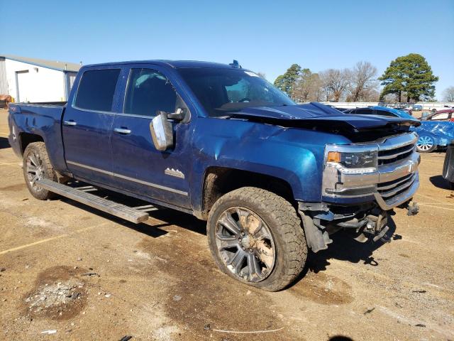 3GCUKTEC8JG412583 - 2018 CHEVROLET SILVERADO K1500 HIGH COUNTRY BLUE photo 4