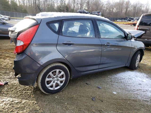 KMHCT5AE2DU098020 - 2013 HYUNDAI ACCENT GLS GRAY photo 3