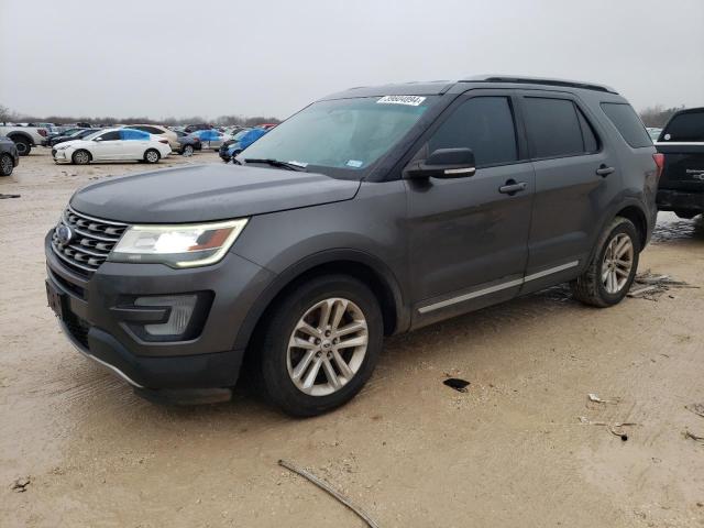 1FM5K7D83GGA95286 - 2016 FORD EXPLORER XLT GRAY photo 1