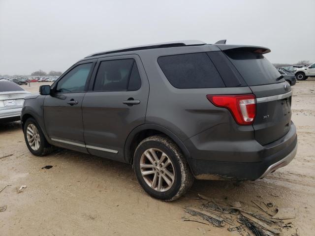 1FM5K7D83GGA95286 - 2016 FORD EXPLORER XLT GRAY photo 2