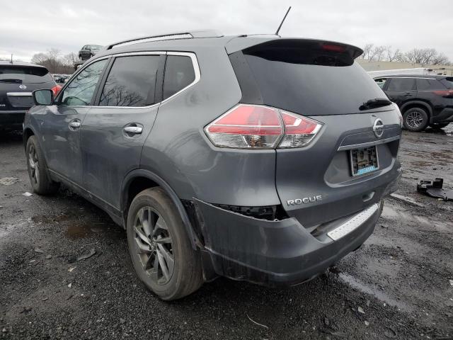 5N1AT2MV5FC861562 - 2015 NISSAN ROGUE S GRAY photo 2