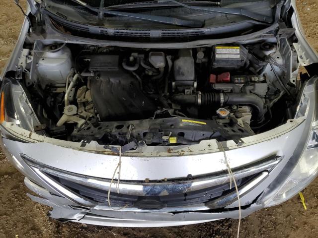 3N1CN7AP9KL813767 - 2019 NISSAN VERSA S SILVER photo 11