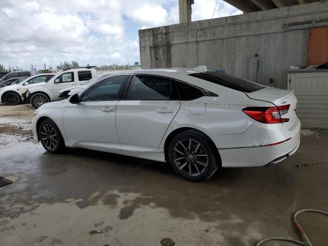 1HGCV1F54MA064650 - 2021 HONDA ACCORD EXL WHITE photo 2