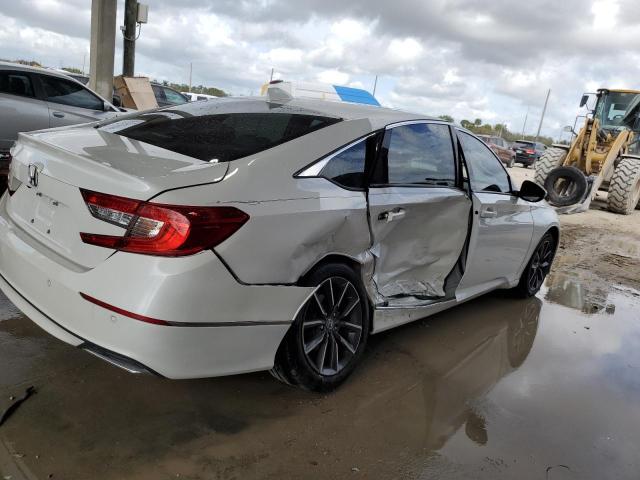 1HGCV1F54MA064650 - 2021 HONDA ACCORD EXL WHITE photo 3