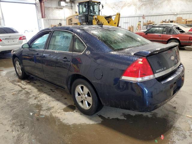 2G1WT58K989116666 - 2008 CHEVROLET IMPALA LT BLUE photo 2