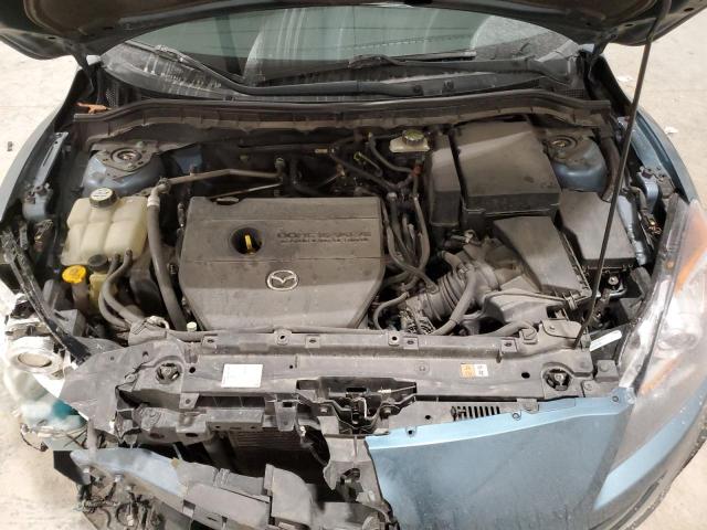 JM1BL1S55A1179503 - 2010 MAZDA 3 S BLUE photo 11