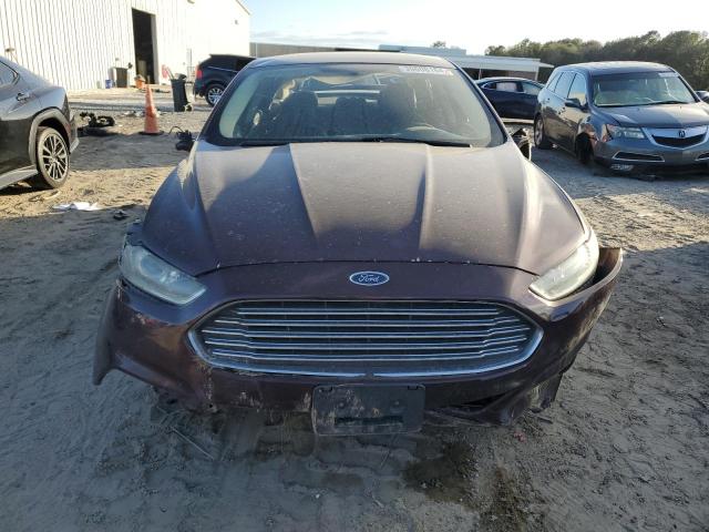 3FA6P0H77DR310617 - 2013 FORD FUSION SE BURGUNDY photo 5