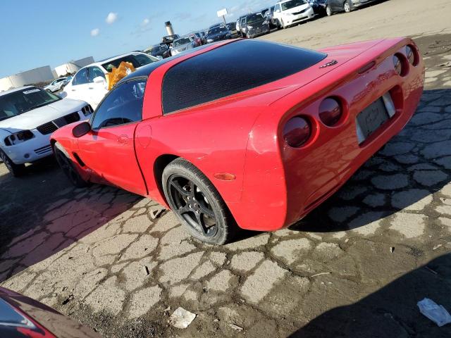 1G1YY22G215107775 - 2001 CHEVROLET CORVETTE RED photo 2