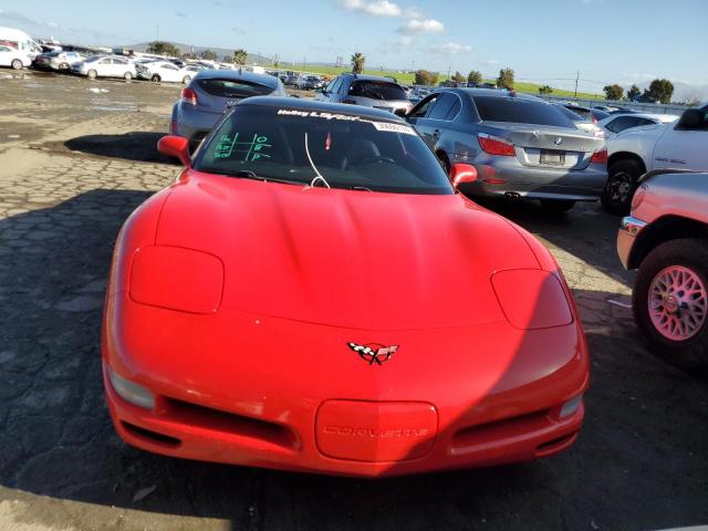 1G1YY22G215107775 - 2001 CHEVROLET CORVETTE RED photo 5