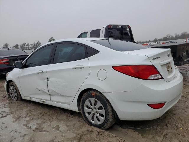 KMHCT4AE0GU990653 - 2016 HYUNDAI ACCENT SE WHITE photo 2