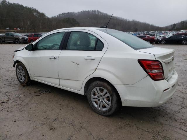 1G1JB5SH3H4167481 - 2017 CHEVROLET SONIC LS WHITE photo 2