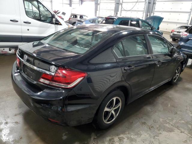 19XFB2F75FE088726 - 2015 HONDA CIVIC SE BLACK photo 3