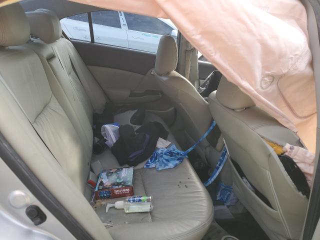 19XFB2F91CE301880 - 2012 HONDA CIVIC EXL ვერცხლისფერი ფოტო 10