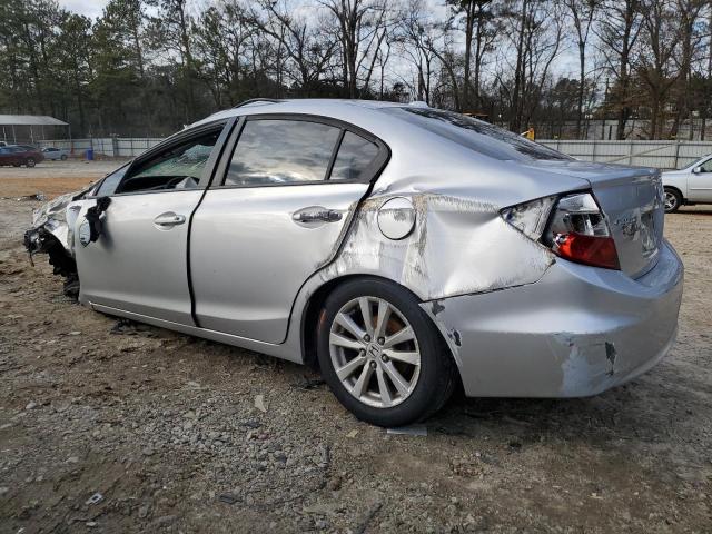19XFB2F91CE301880 - 2012 HONDA CIVIC EXL ვერცხლისფერი ფოტო 2