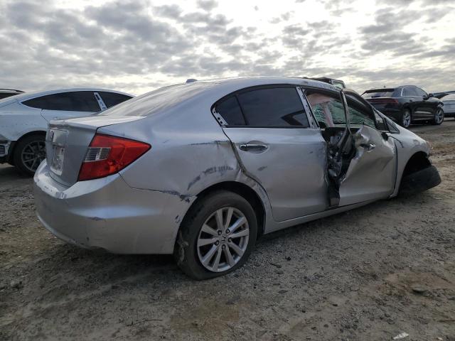 19XFB2F91CE301880 - 2012 HONDA CIVIC EXL ვერცხლისფერი ფოტო 3