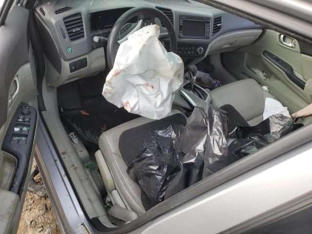 19XFB2F91CE301880 - 2012 HONDA CIVIC EXL ვერცხლისფერი ფოტო 8