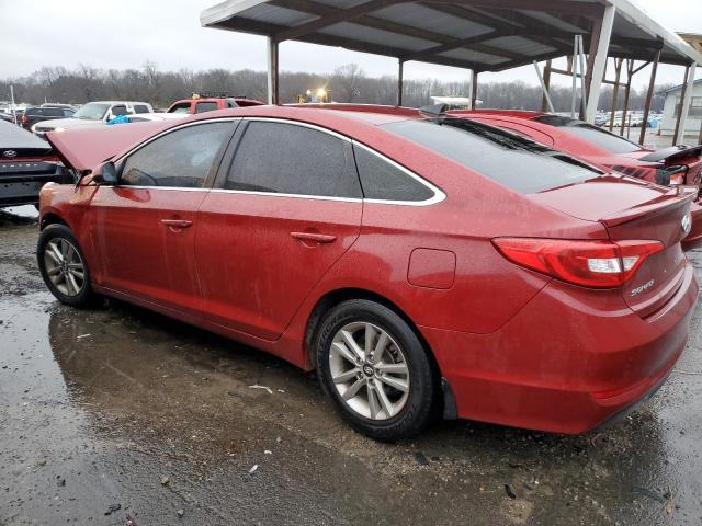 5NPE24AF1GH404268 - 2016 HYUNDAI SONATA SE RED photo 2