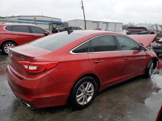 5NPE24AF1GH404268 - 2016 HYUNDAI SONATA SE RED photo 3