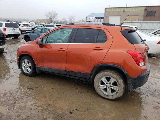 KL7CJLSB6FB076617 - 2015 CHEVROLET TRAX 1LT ORANGE photo 2