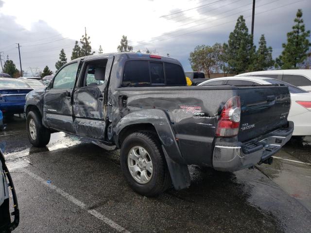 3TMJU4GN7BM116202 - 2011 TOYOTA TACOMA DOUBLE CAB PRERUNNER GRAY photo 2