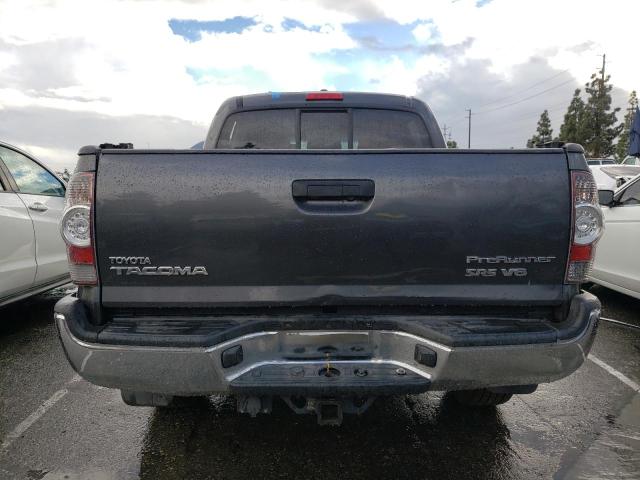 3TMJU4GN7BM116202 - 2011 TOYOTA TACOMA DOUBLE CAB PRERUNNER GRAY photo 6