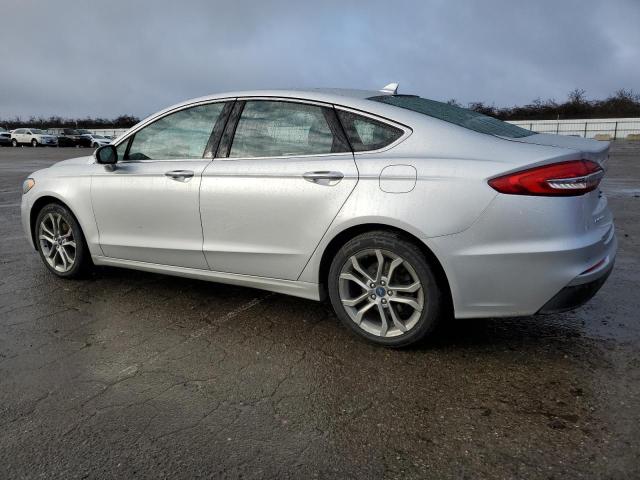 3FA6P0CD5KR118641 - 2019 FORD FUSION SEL SILVER photo 2