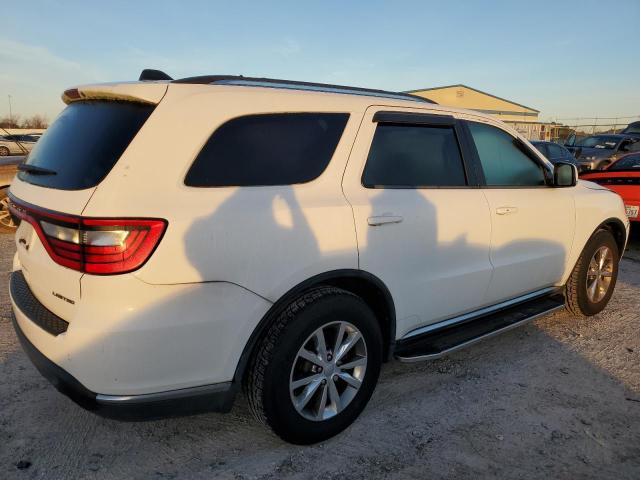 1C4RDHDG6FC834170 - 2015 DODGE DURANGO LIMITED WHITE photo 3