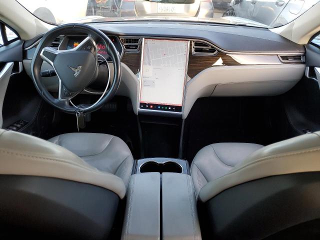 5YJSA1S17EFP41448 - 2014 TESLA MODEL S GRAY photo 8