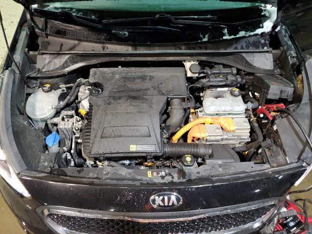 KNDCB3LC7K5255989 - 2019 KIA NIRO FE BLACK photo 11