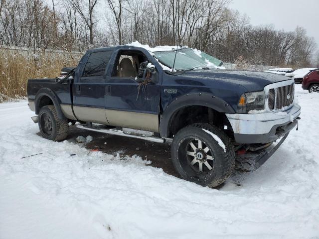 1FTNW21F01EB11042 - 2001 FORD F250 SUPER DUTY BLUE photo 4