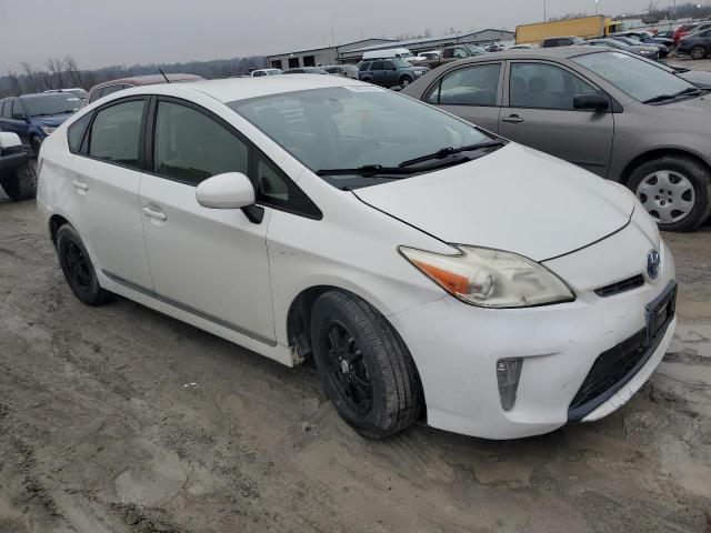 JTDKN3DU6D0339988 - 2013 TOYOTA PRIUS WHITE photo 4