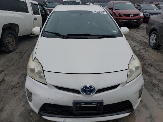 JTDKN3DU6D0339988 - 2013 TOYOTA PRIUS WHITE photo 5