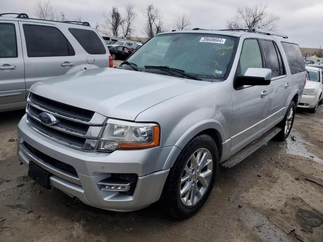 1FMJK2AT2HEA21798 - 2017 FORD EXPEDITION EL LIMITED SILVER photo 1