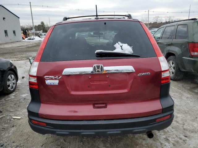 5J6RE4H78AL053542 - 2010 HONDA CR-V EXL BURGUNDY photo 6