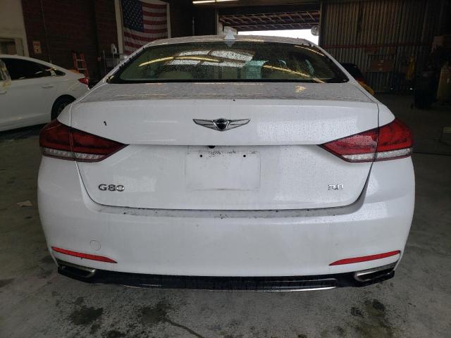 KMHGN4JE6JU265450 - 2018 GENESIS G80 BASE WHITE photo 6