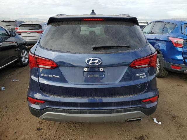 5XYZUDLB5HG497634 - 2017 HYUNDAI SANTA FE S BLUE photo 6