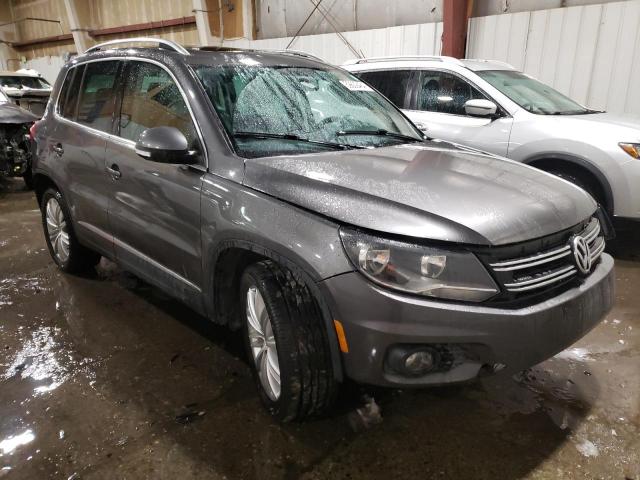 WVGBV3AX1EW537810 - 2014 VOLKSWAGEN TIGUAN S GRAY photo 4